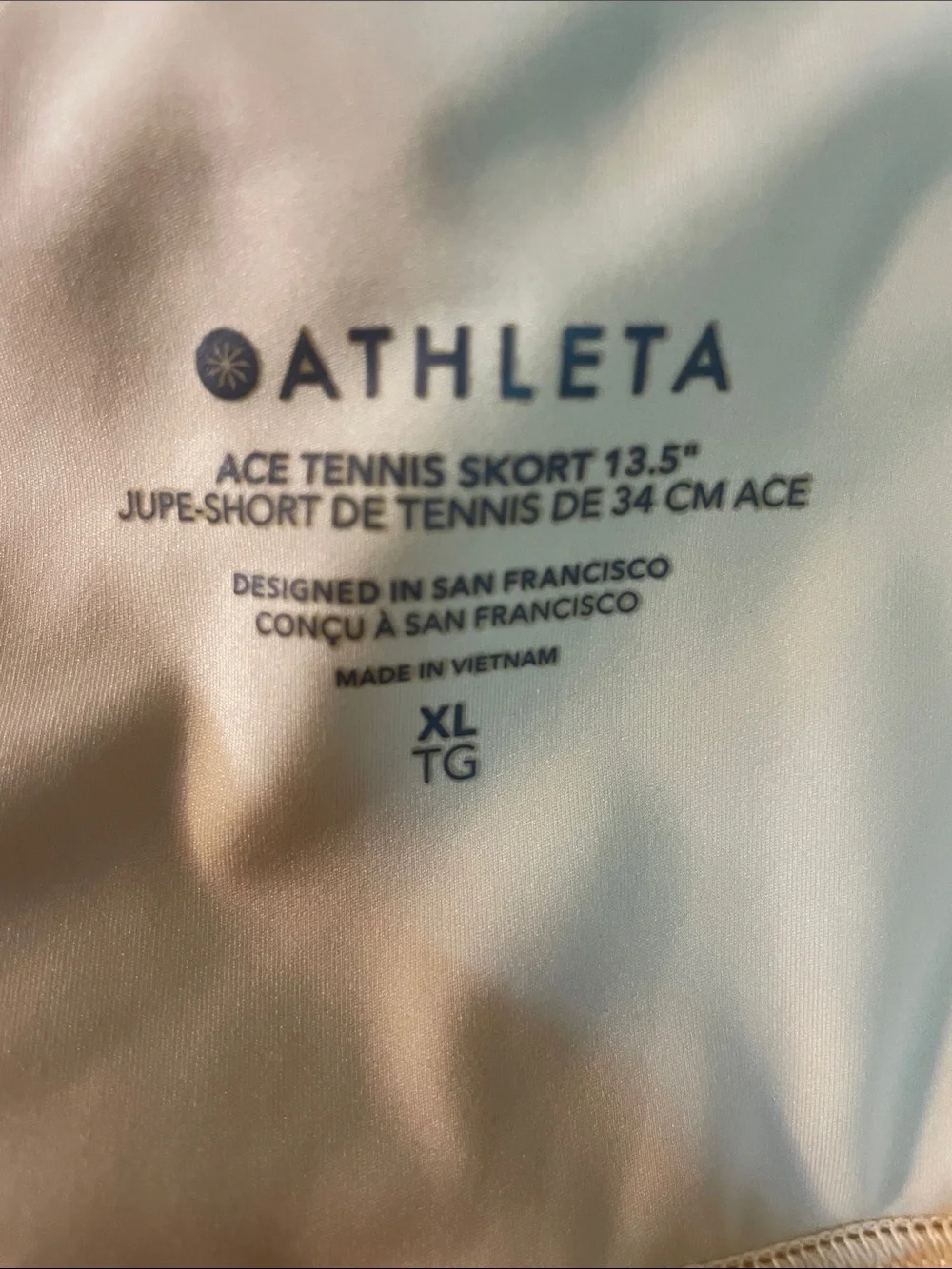 C16- Athletes Athleta Yellow Athletic Skirt with Flared Hem